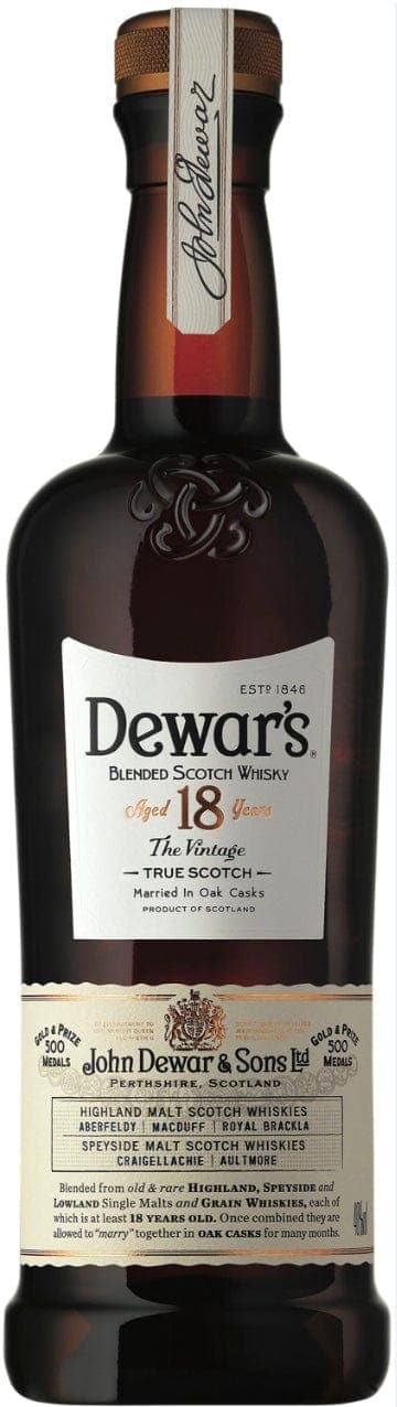 Dewars Double Aged Scotch Whisky 18 year 750 ml product image 6
