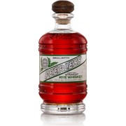 Peerless Kentucky Straight Rye Whiskey bottle on a white background