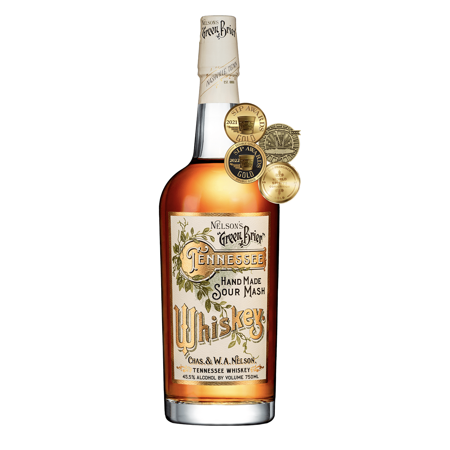 Nelson Bros Green Brier Tennessee Sour Mash