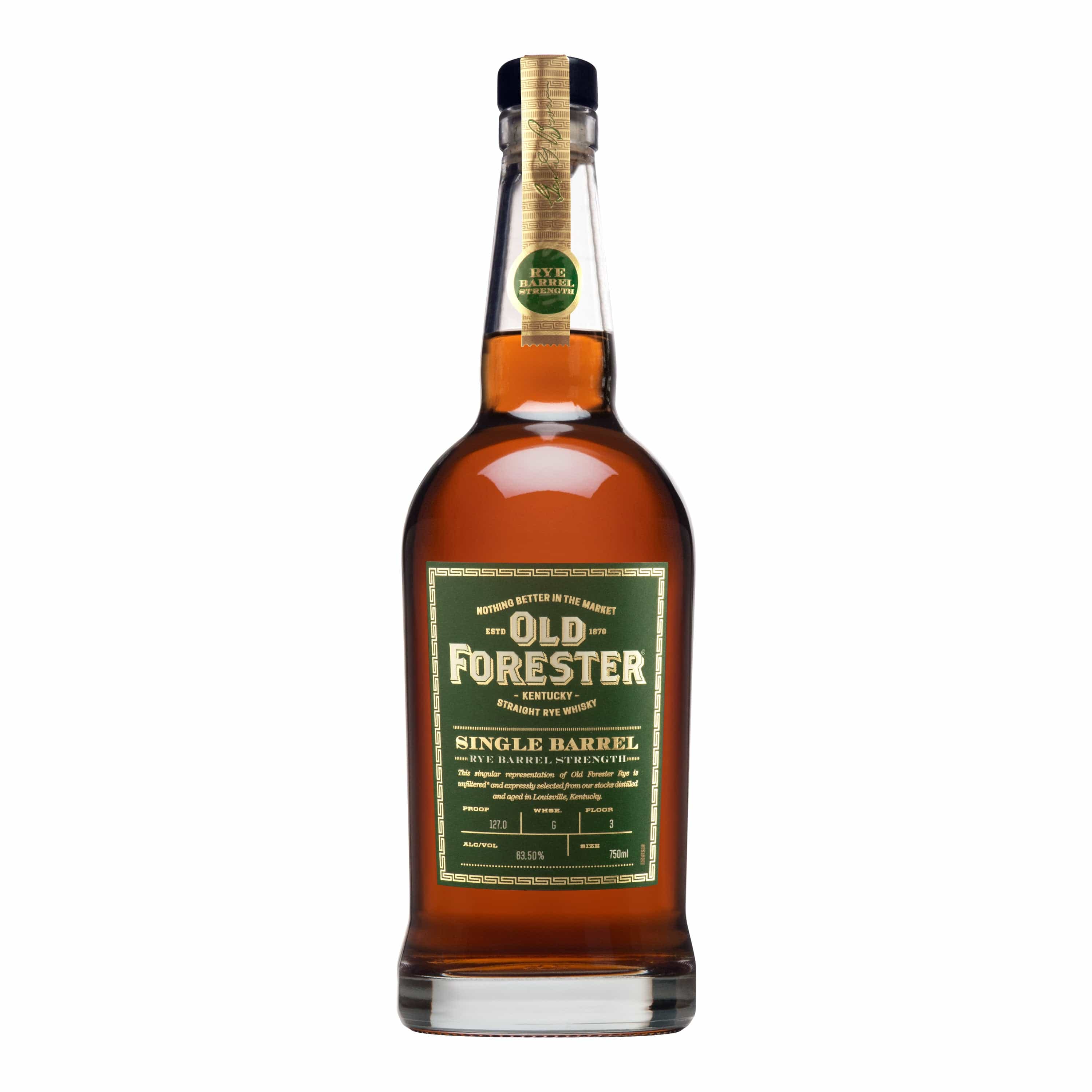 Old Forester Barrel Strength Single Barrel Kentucky Straight Rye Whiskey 750 ml product image 5