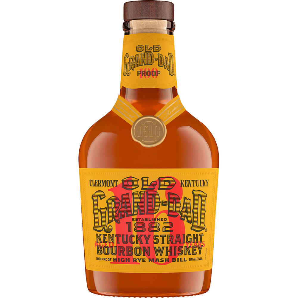 Old Grand -Dad Kentucky Straight Bourbon High Rye Mash Bill 16 year 750 ml