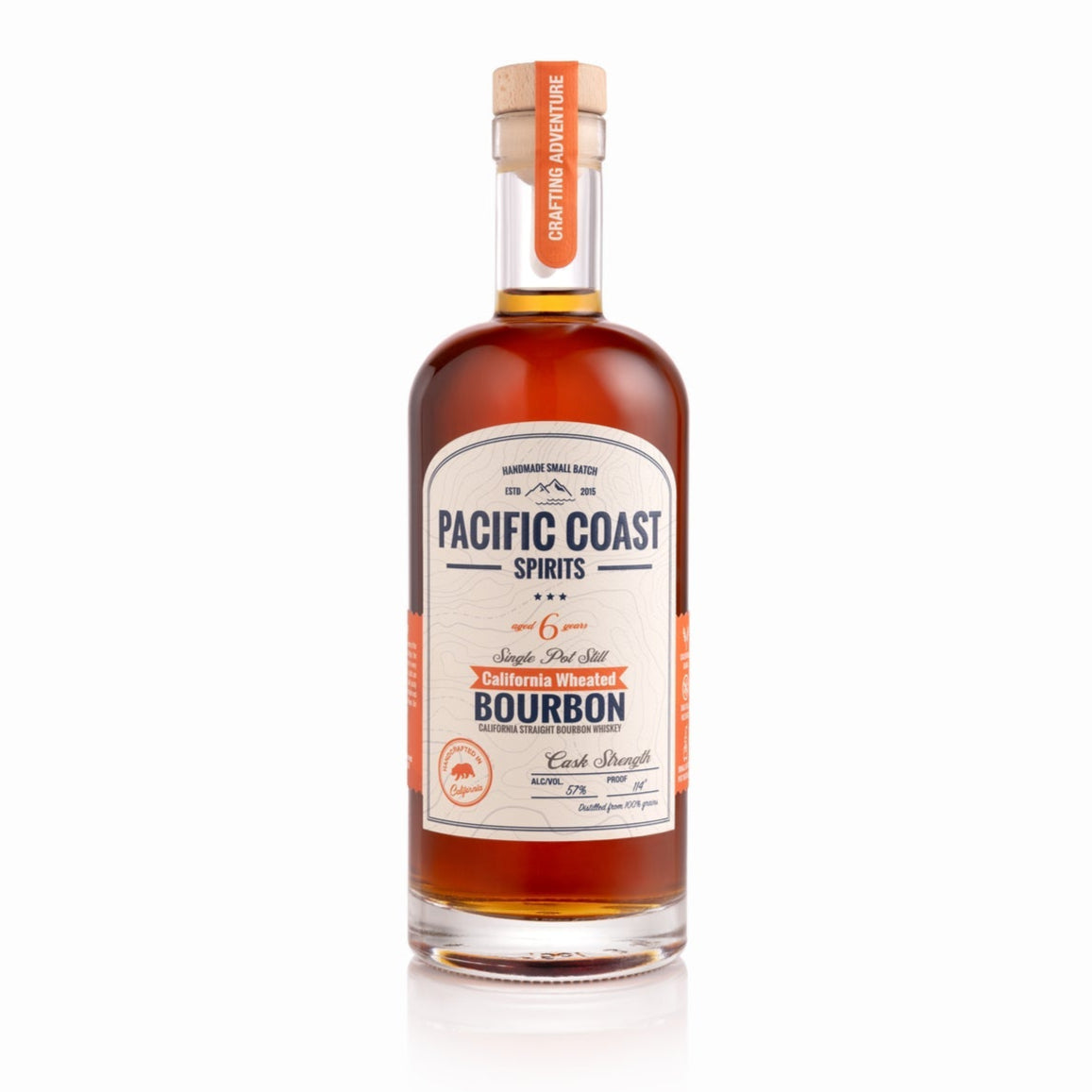 Pacific Coast Spirits Wheated Bourbon Whiskey 6 Year