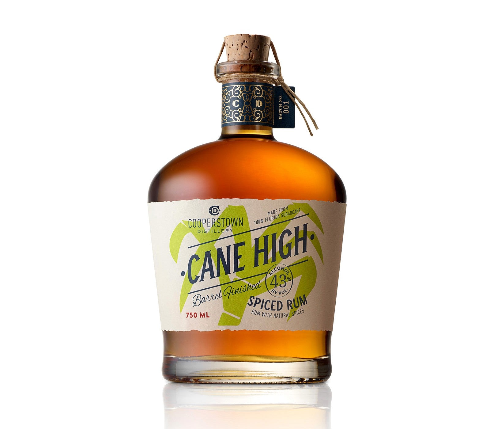 Cooperstown Distillery Cane High Spiced Rum 750 ml