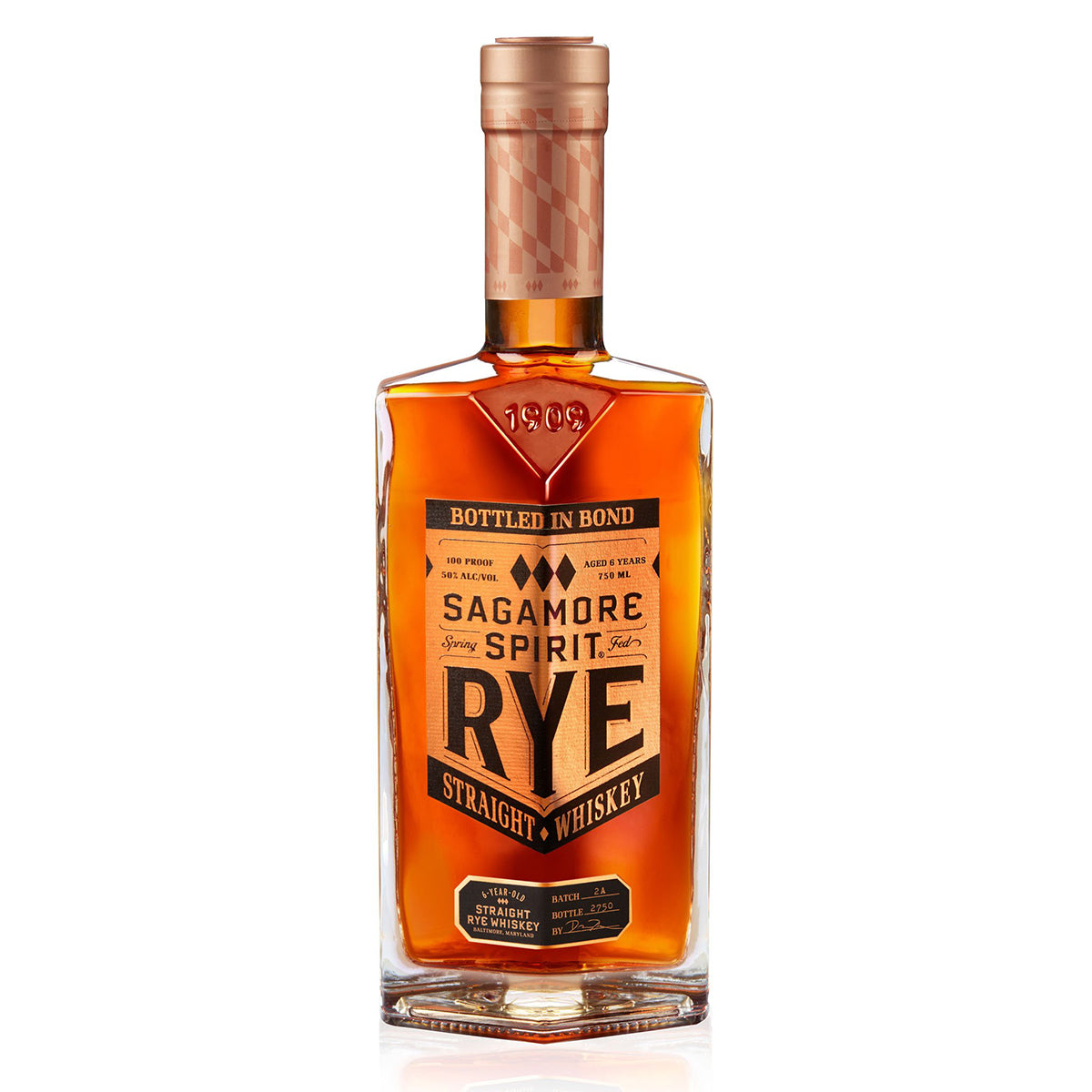 Sagamore Spirit Bottled in Bond Straight Rye Whiskey 750 ml