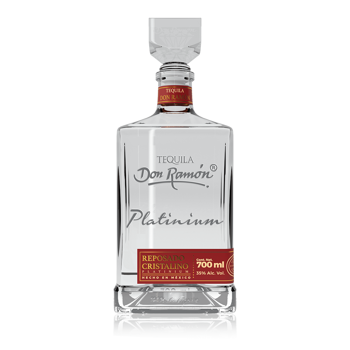 Don Ramon Platinium Tequila Cristalino Reposado 750 ml