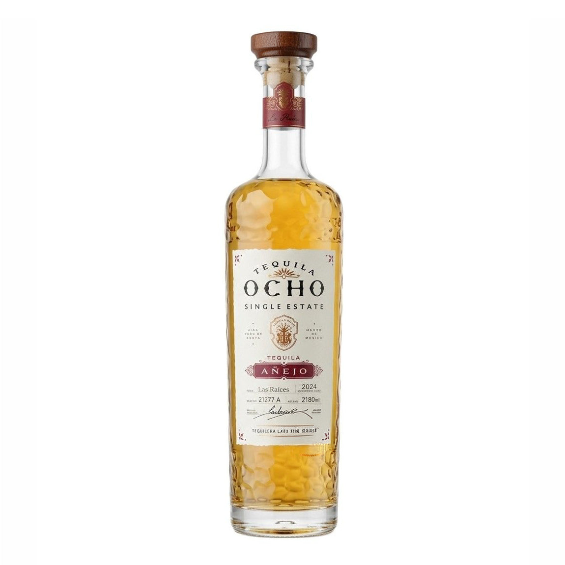 Tequila Ocho Single Estate Añejo Las Raíces 2024