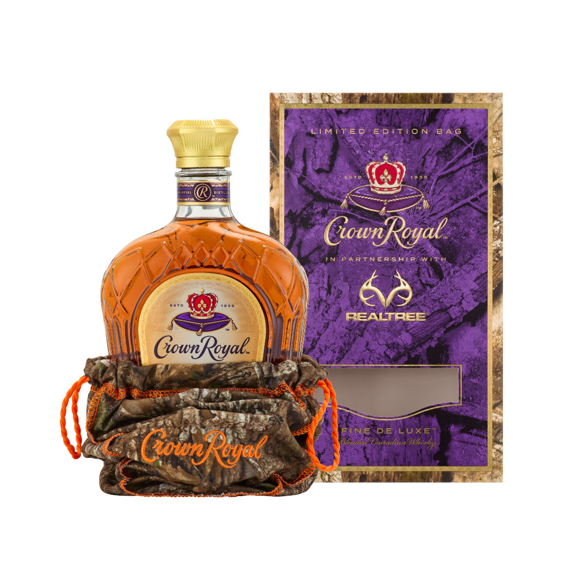 Crown Royal Collectors Bundle - Marquis, REALTREE & Fine De Luxe 3 x 750 ml product image 3