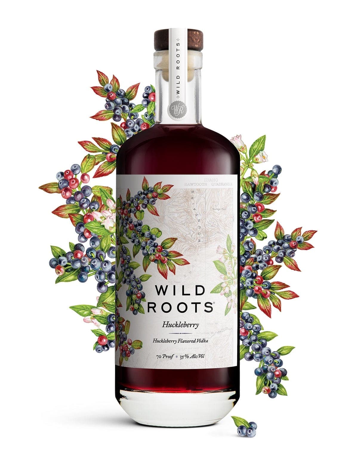 Wild Roots Huckleberry Vodka 750 ml