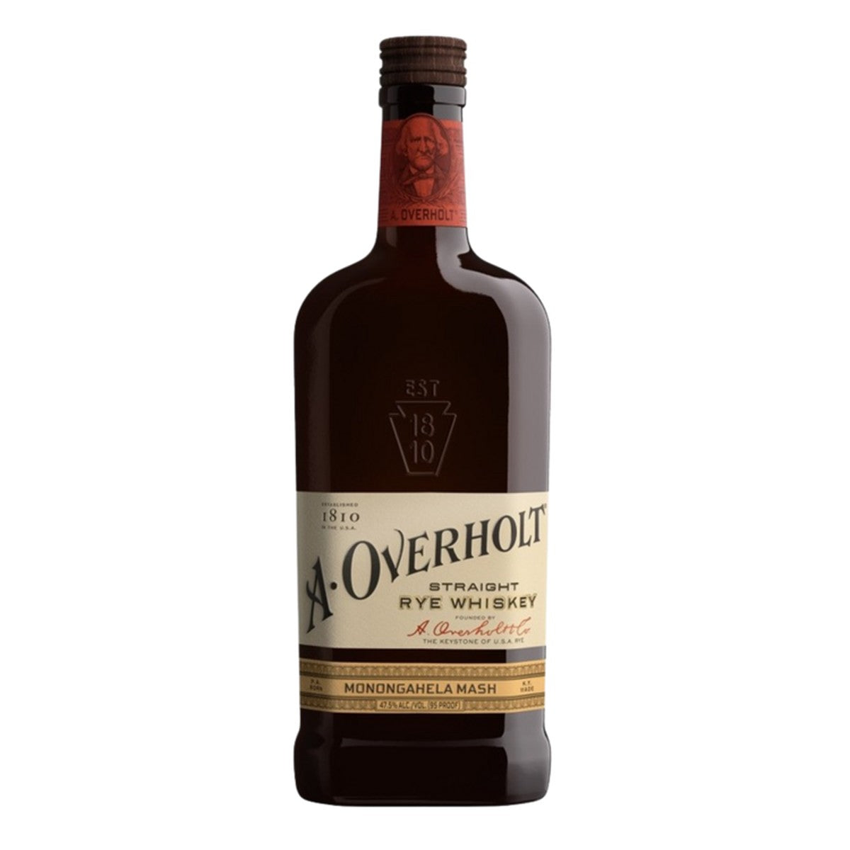 A Overholt Straight Rye Monongahela Mash 4 year