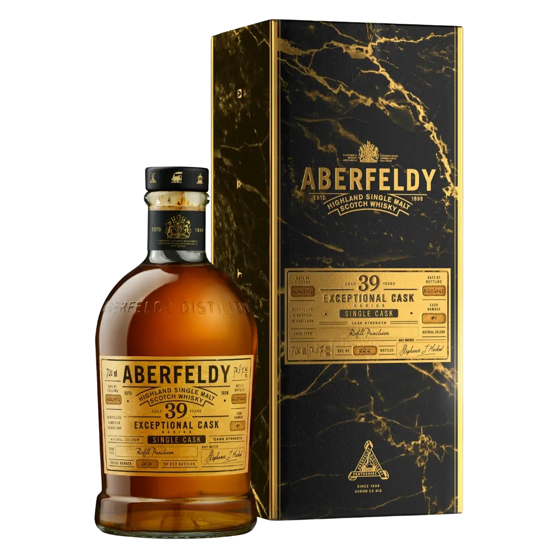 Aberfeldy Exceptional Cask Series Single Cask Strength 39 year 700 ml