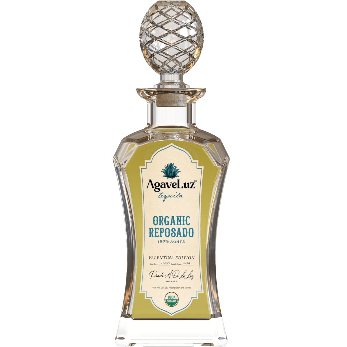 Agaveluz Organic Reposado Valentina Edition 700 ml