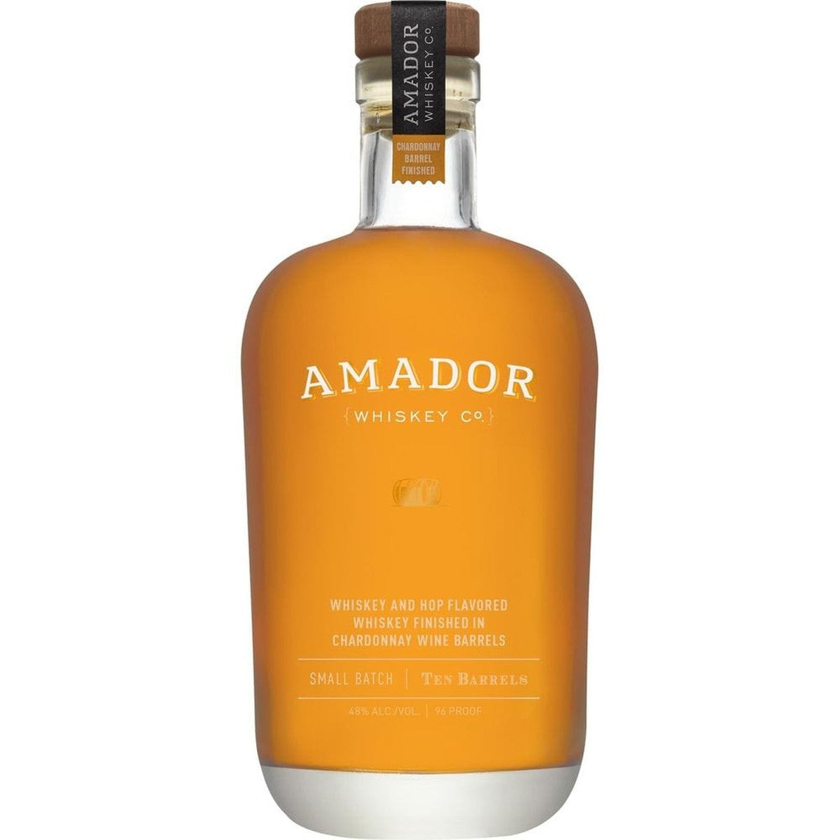 Amador Whiskey Co Limited Release Ten Barrels Small Batch Straight Hop - Flavored 750 ml