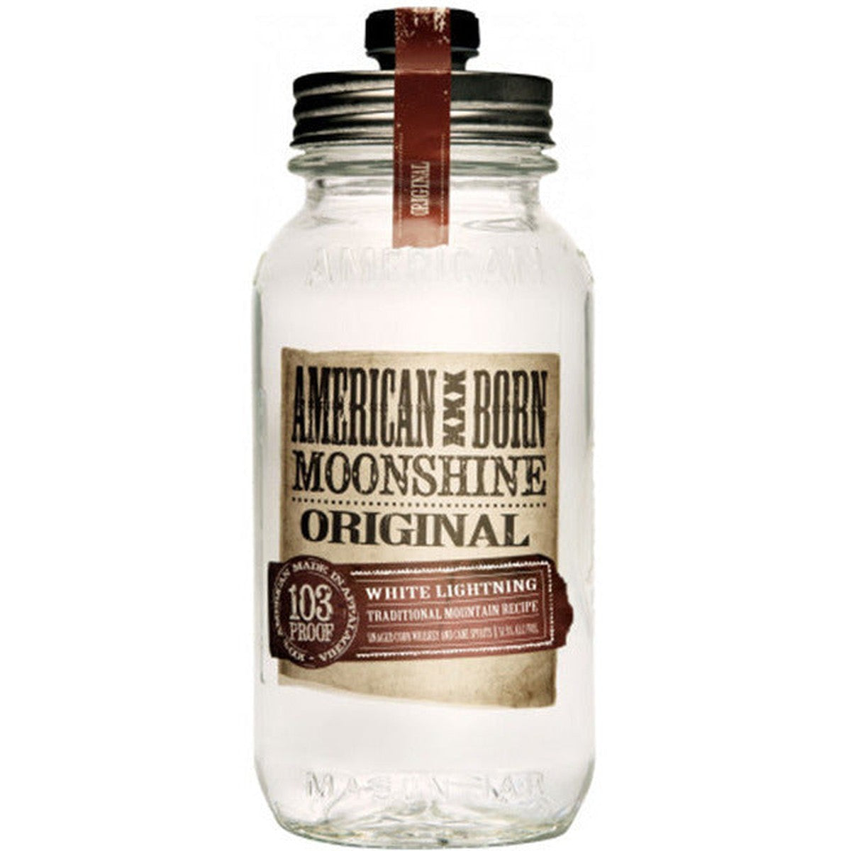 American Born Moonshine Original White Lightning 750 ml