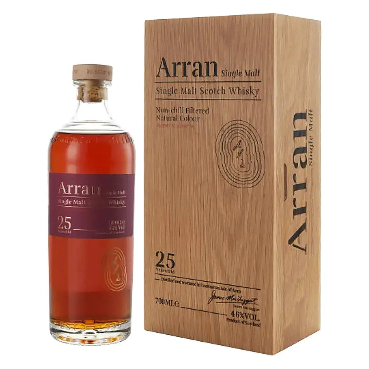 Arran 25 Year Single Malt Scotch Whiskey 750 ml