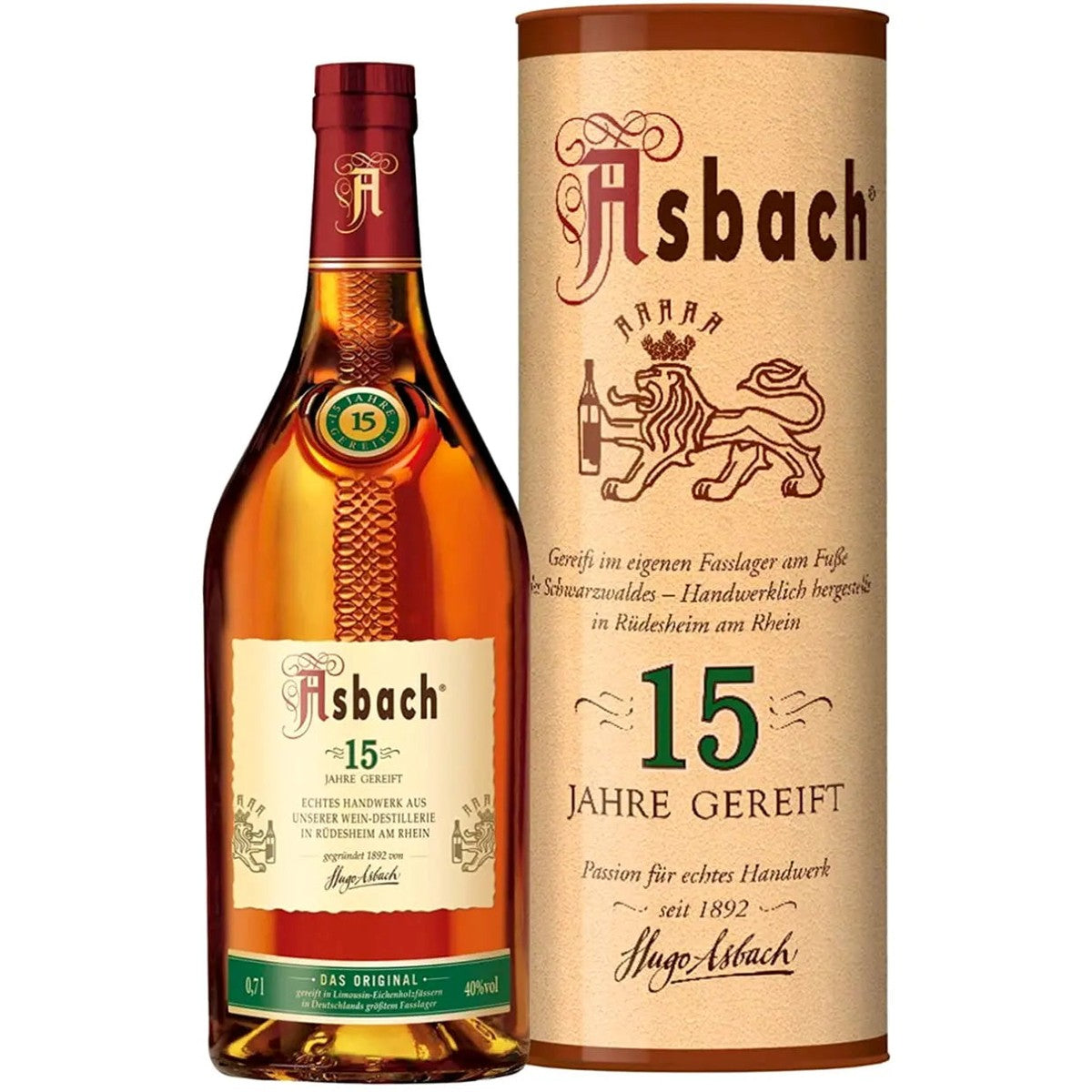 Asbach 15 year 750 ml