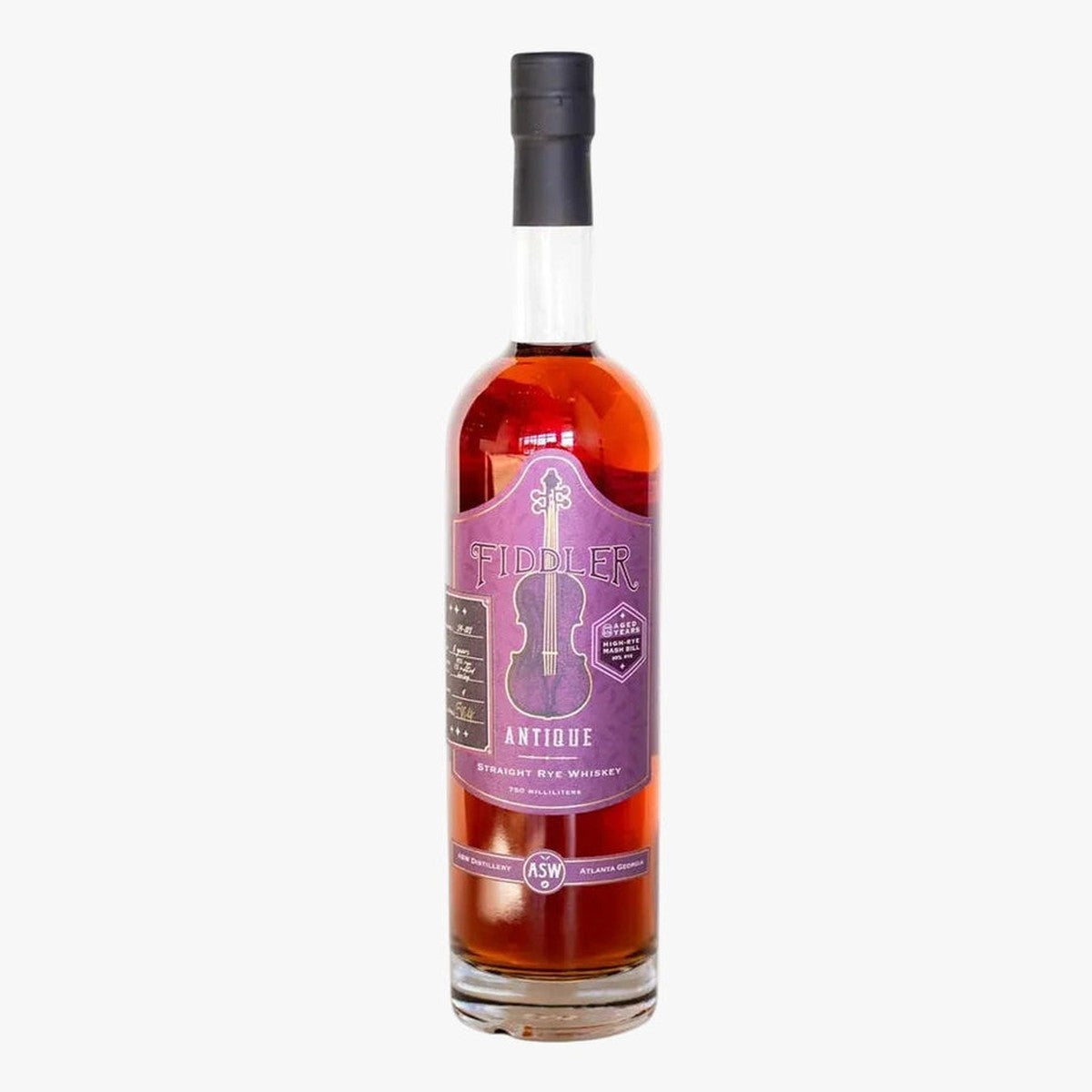 ASW Distillery Fiddler Antique Rye 750 ml