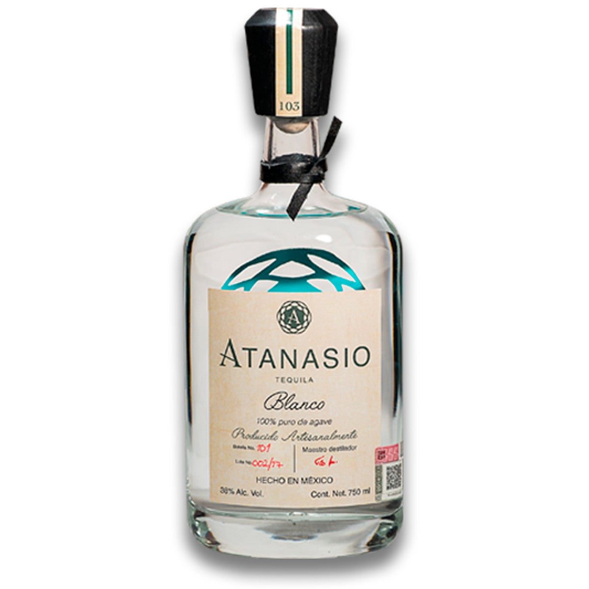 Atanasio Tequila Blanco 750 ml
