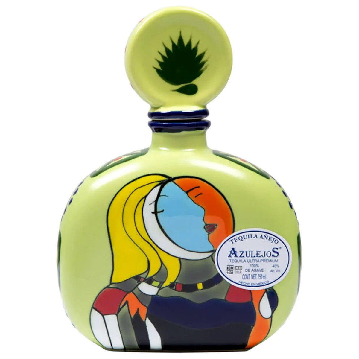 Azulejos Masterpiece Añejo Bottle(Green) 750 ml
