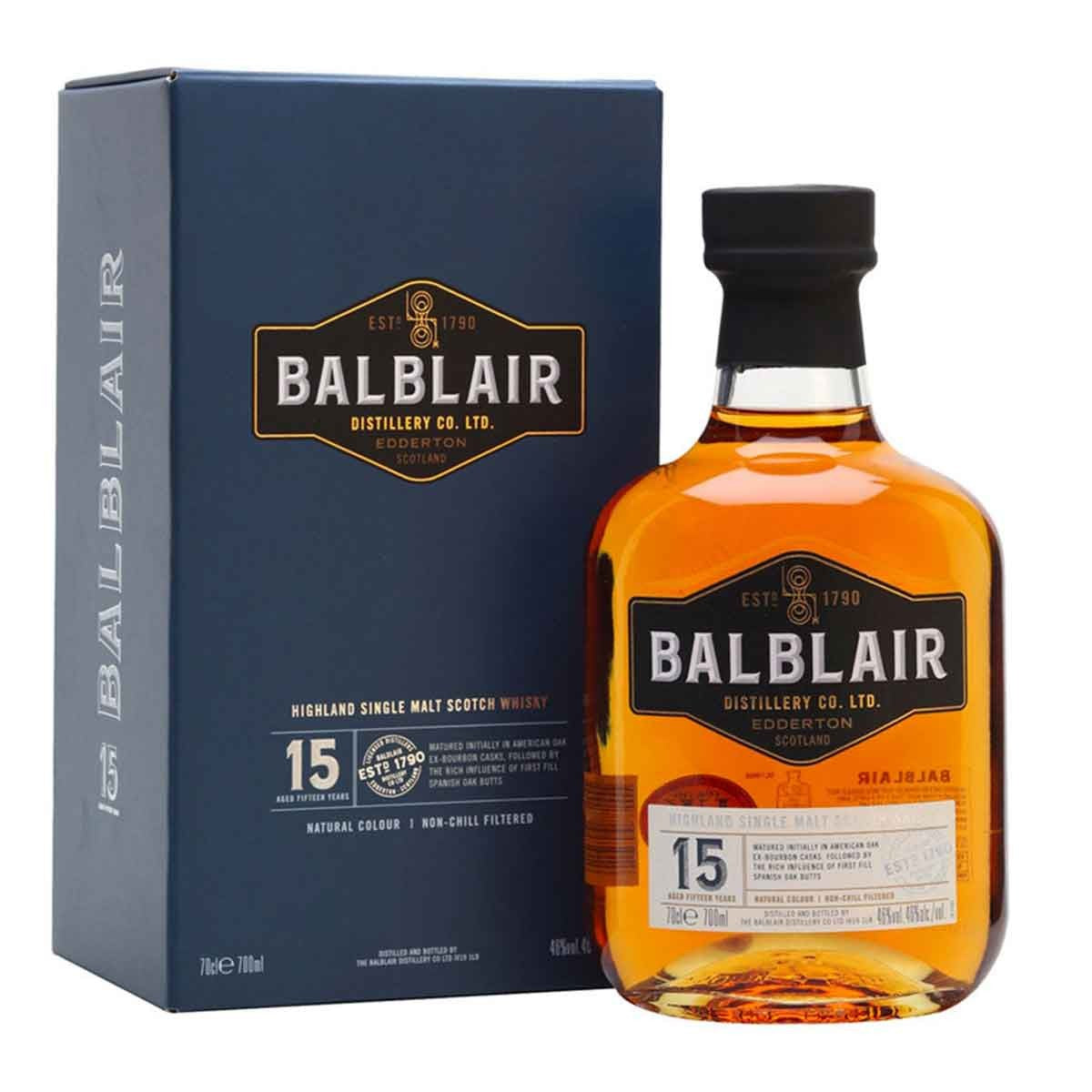 Balblair 15 Year Highland Single Malt Scotch