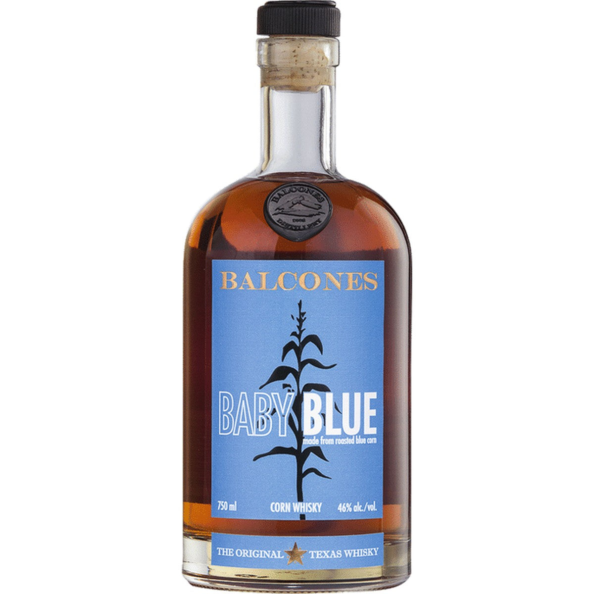 Balcones Baby Blue Pot Distilled Corn Whiskey 750 ml