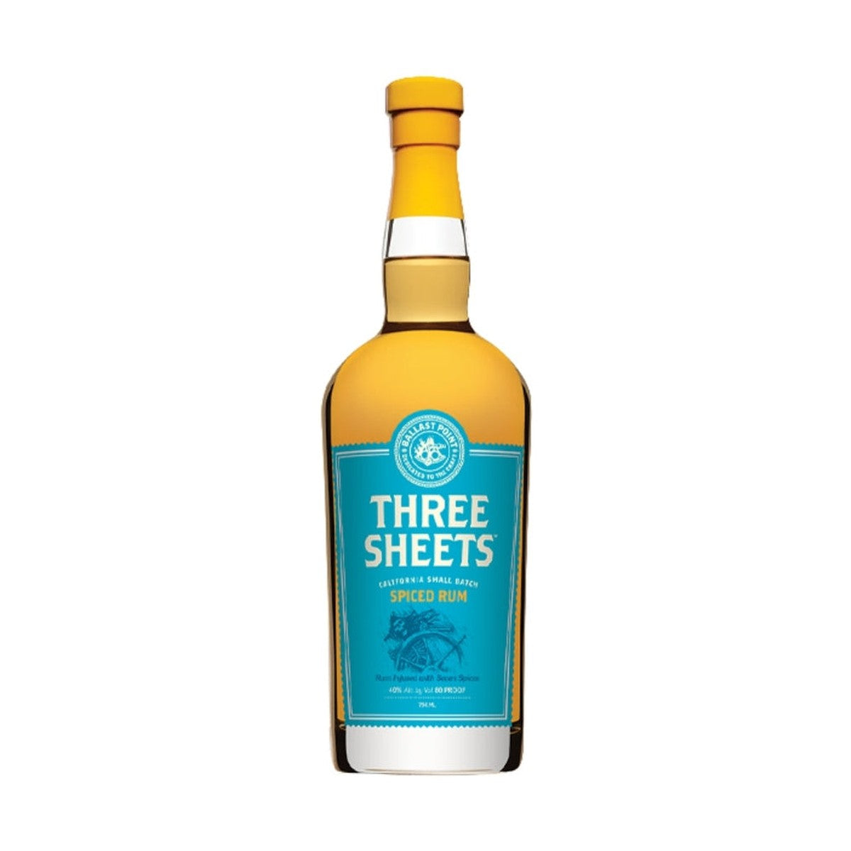 Ballast Point Three Sheets Spiced Rum 750 ml