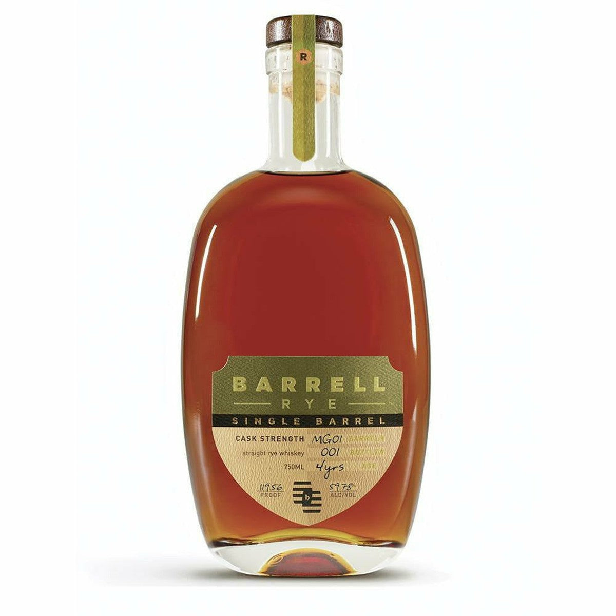 Barrell Bourbon Joe's Playlist - Track #2 Genesis Barrell Rye Single Barrell MG01 750 ml