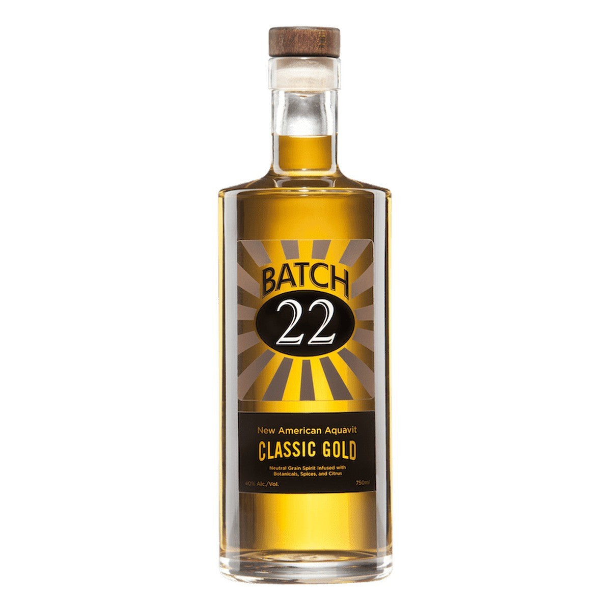 Batch 22 New American Aquavit Classic Gold 750 ml