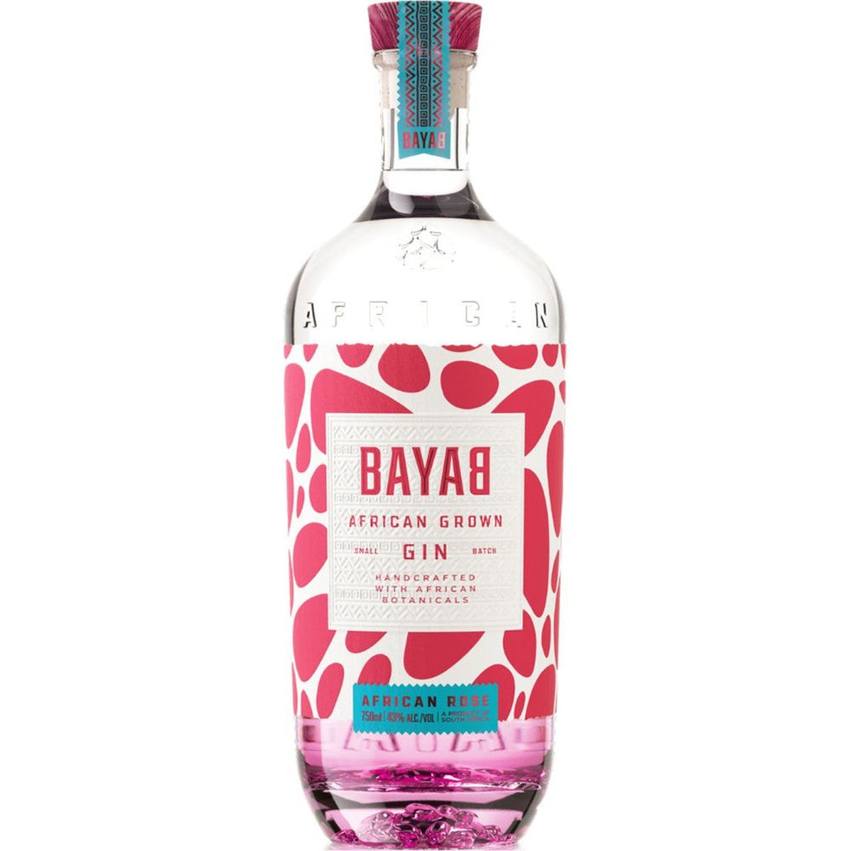 Bayab African Rose Grown Gin 750 ml