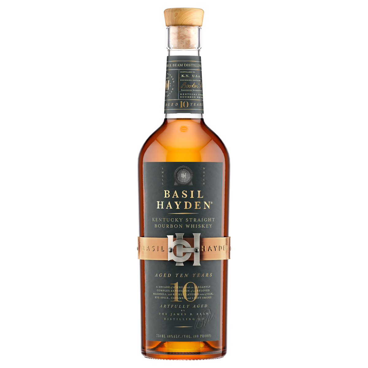 Basil Hayden 10 Year Kentucky Straight Bourbon Whiskey 750 ml product image 2
