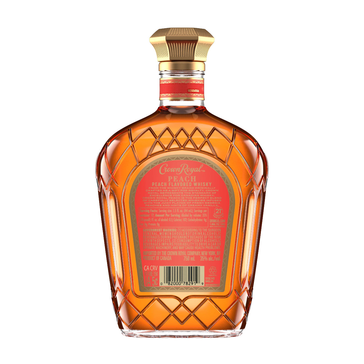 Crown Royal Peach Whisky 750 ml product image 6