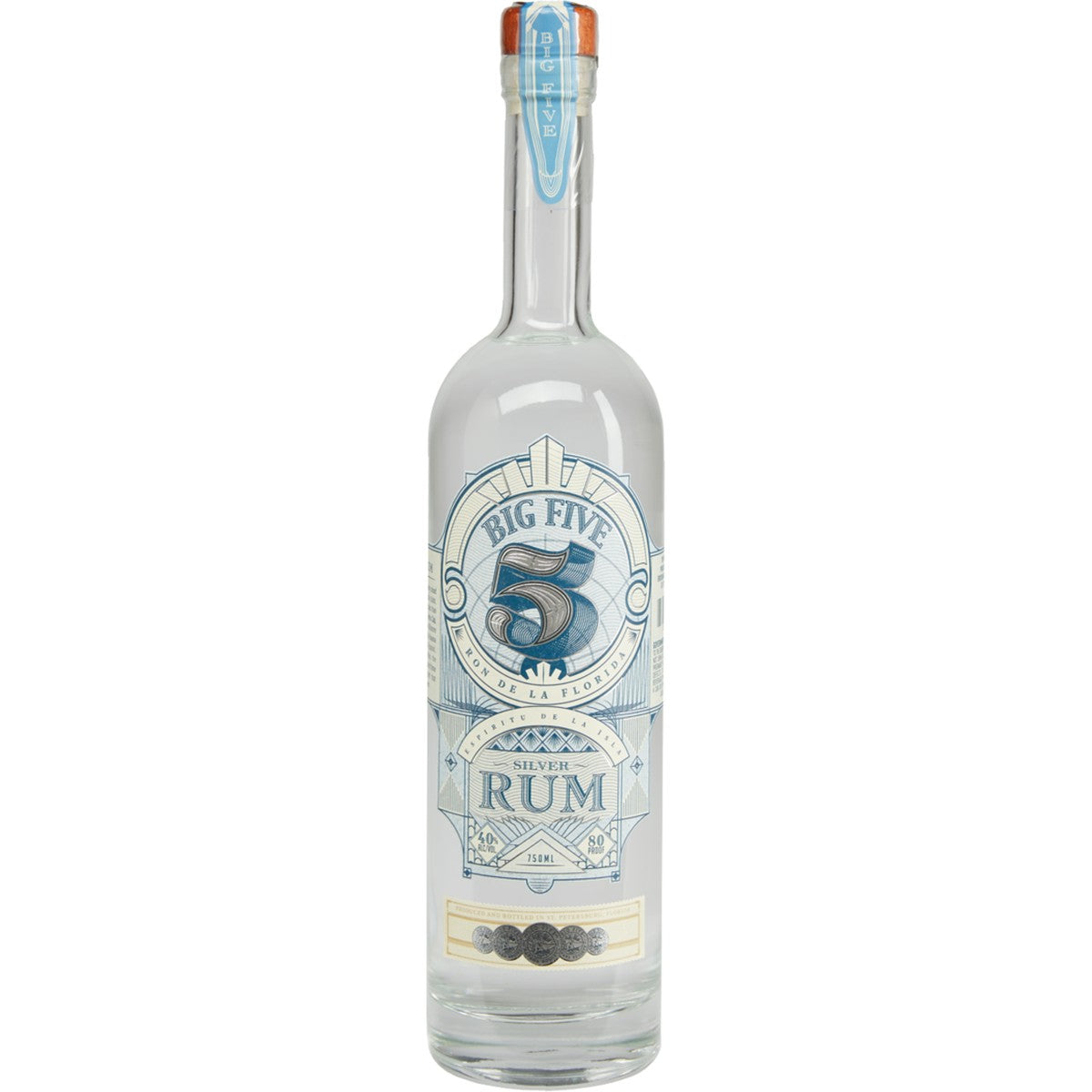 Big Five Silver Rum 750 ml