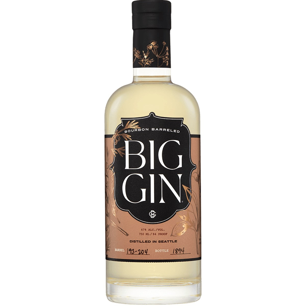 Big Gin Bourbon Barreled 750 ml