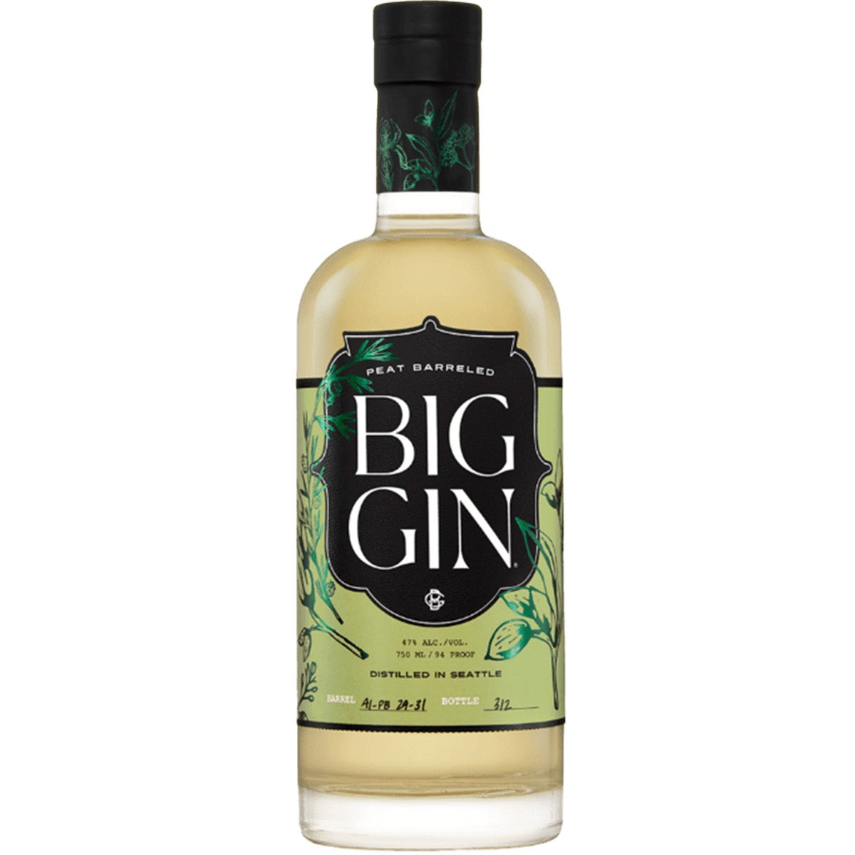 Big Gin Peat Barreled 750 ml