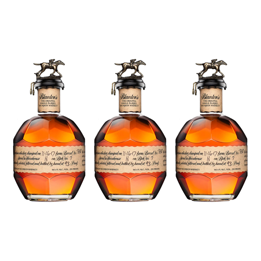 Blanton's Original Single Barrel Bourbon 3-Pack