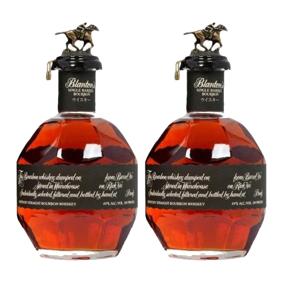 Blanton's Single Barrel Black Japanese 2-Pack 2 x 750 ml