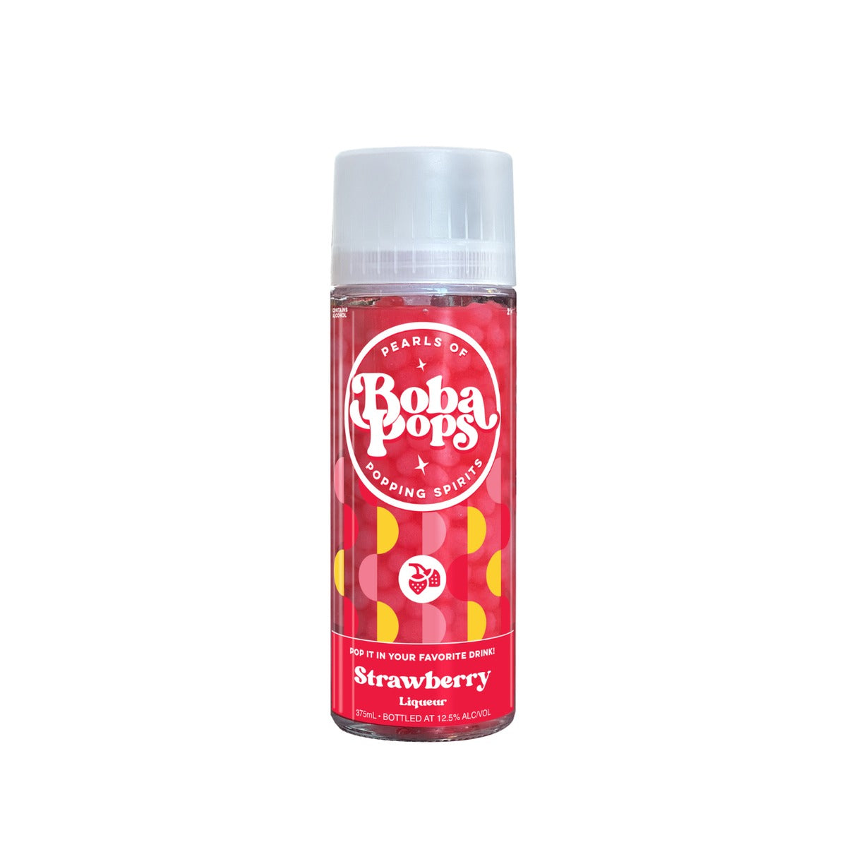 Boba Pops Strawberry 375 ml