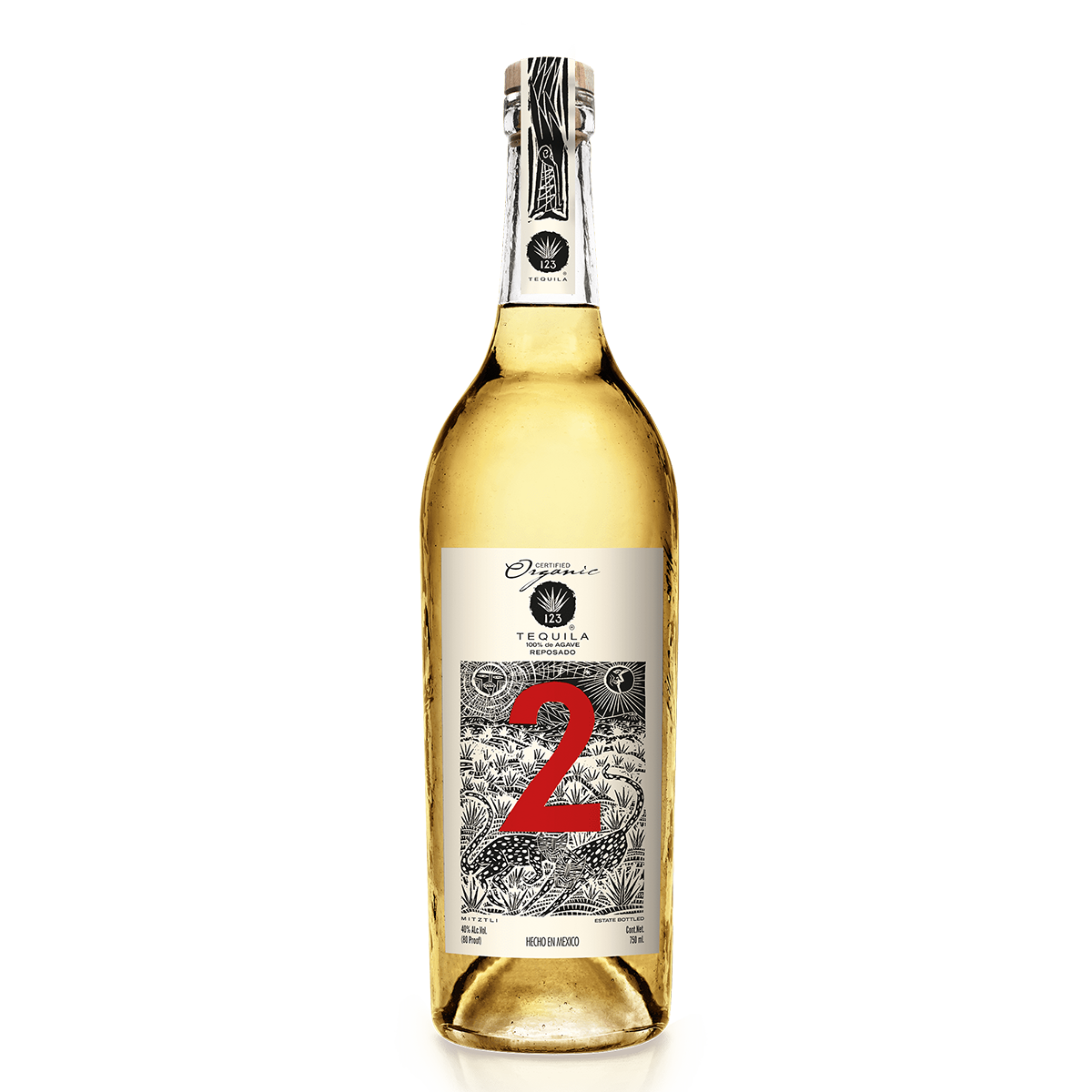 123 Organic Reposado (Dos) 750 ml