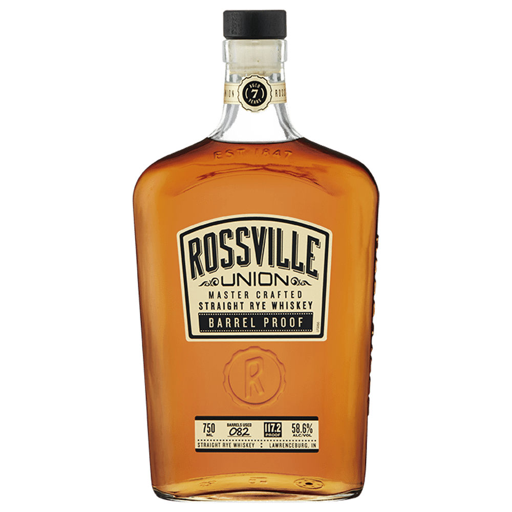 Rossville Union Master Crafted Straight Rye Barrel Proof 117.2 7 year 750 ml