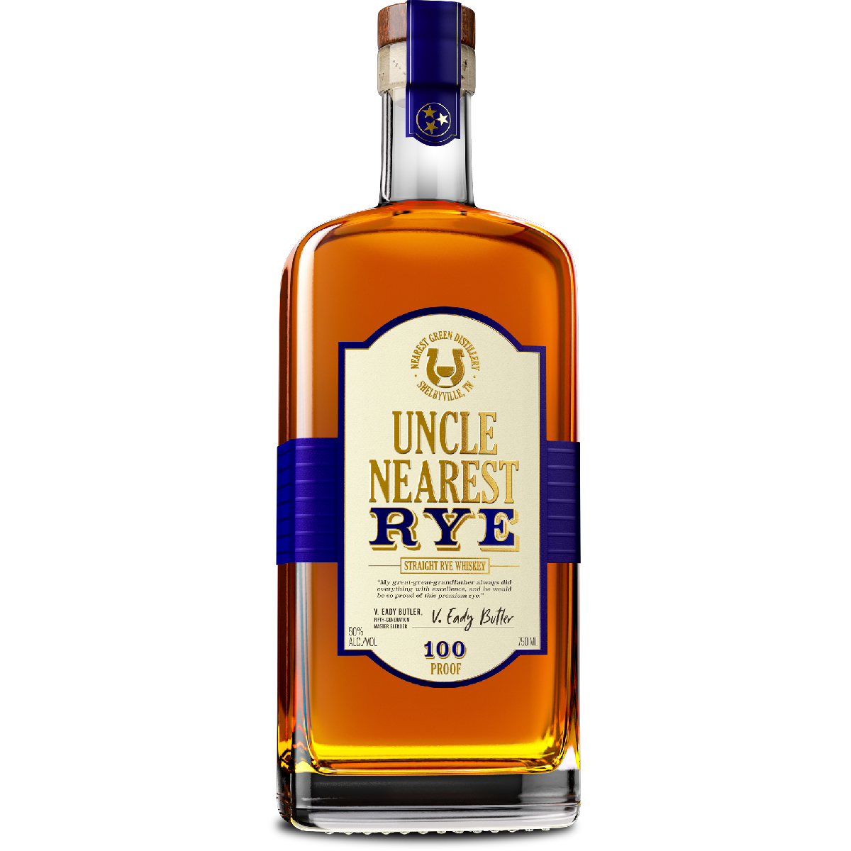 Uncle Nearest Straight Rye Whisky 750 ml