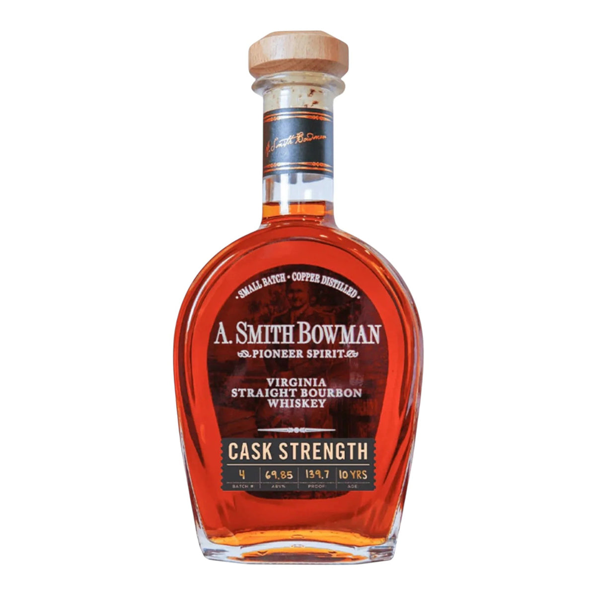 A. Smith Bowman Cask Strength Virginia Straight Bourbon 10 year 750 ml