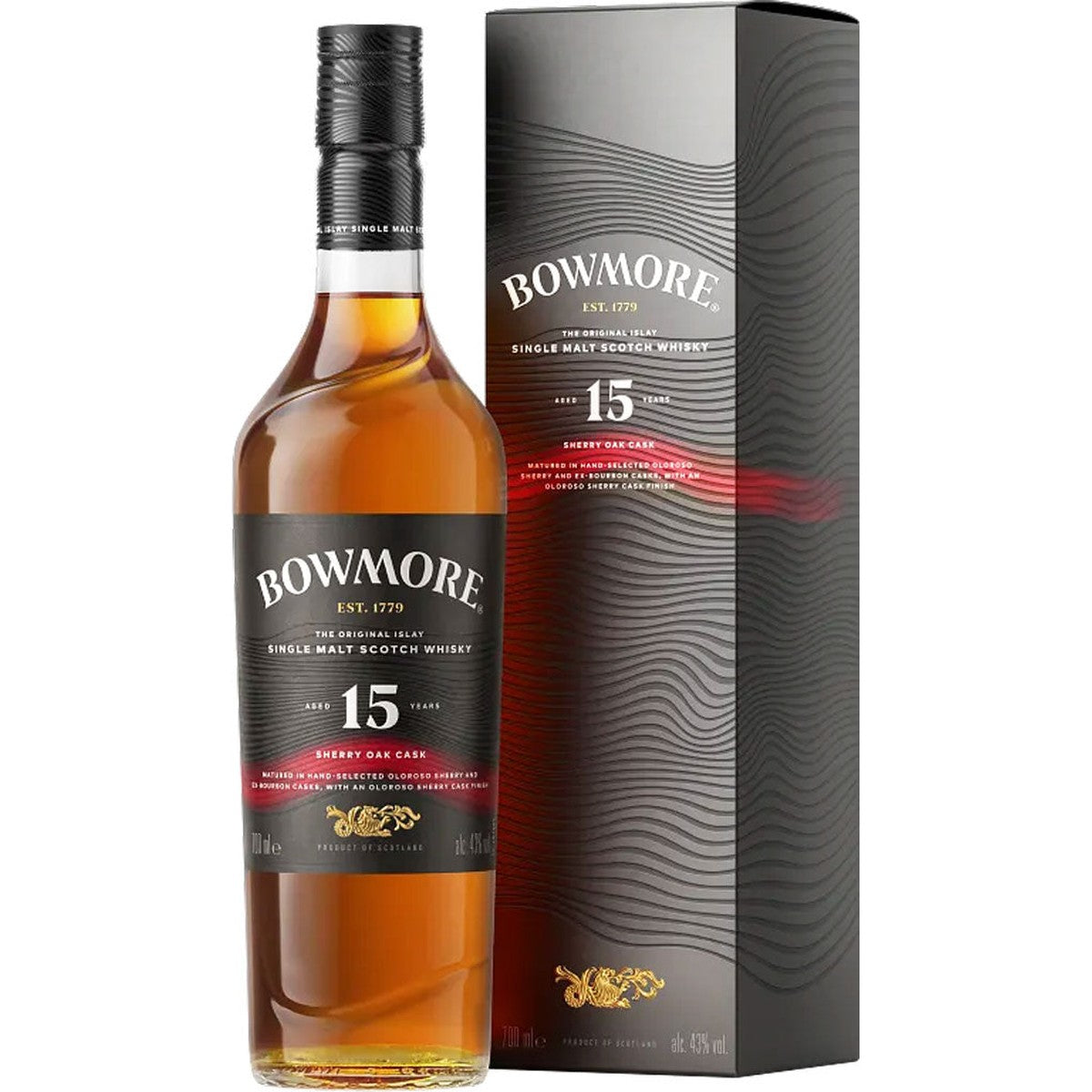Bowmore Single Malt Scotch Sherry Oak Cask 15 Yr