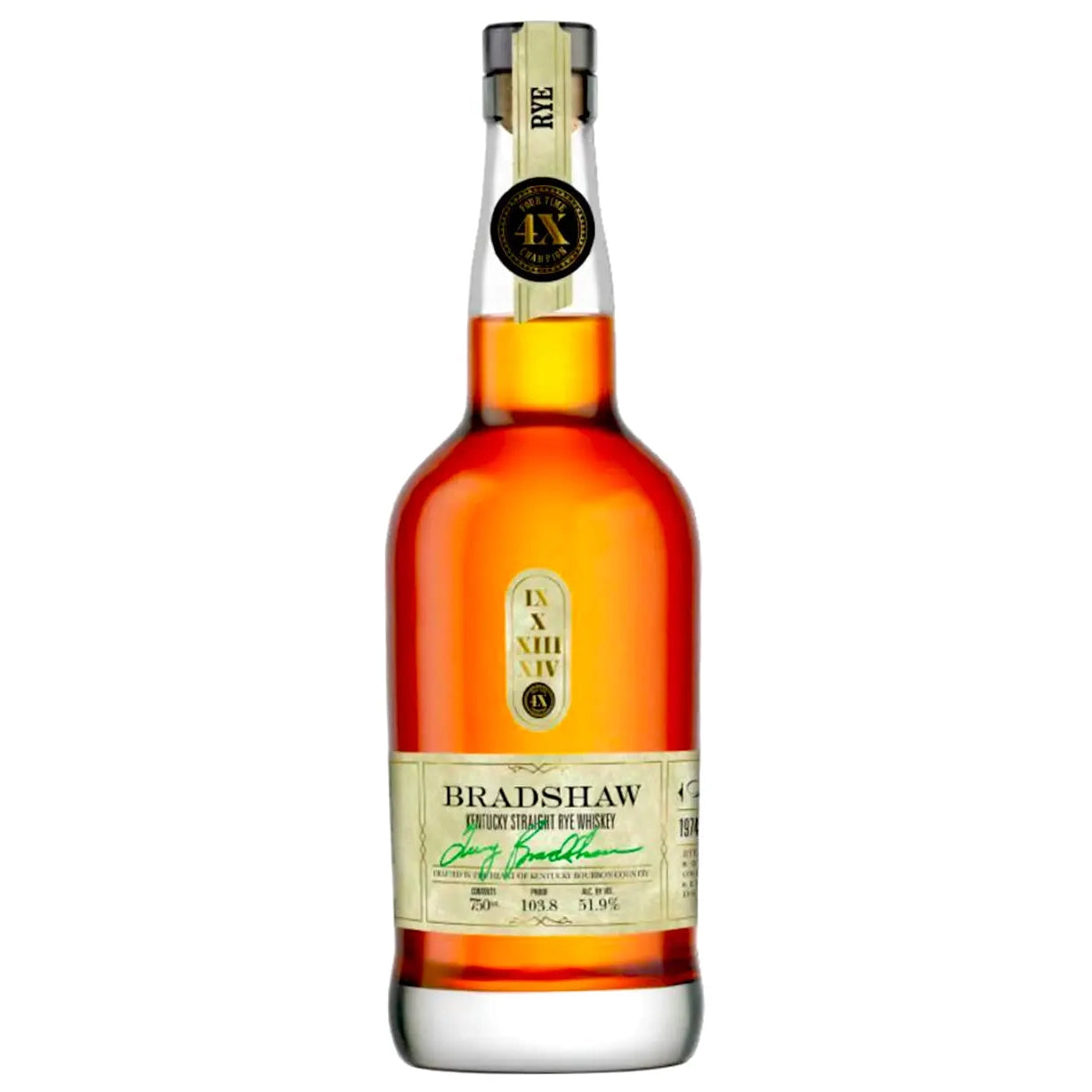 Bradshaw Kentucky Straight Rye Whiskey 750 ml