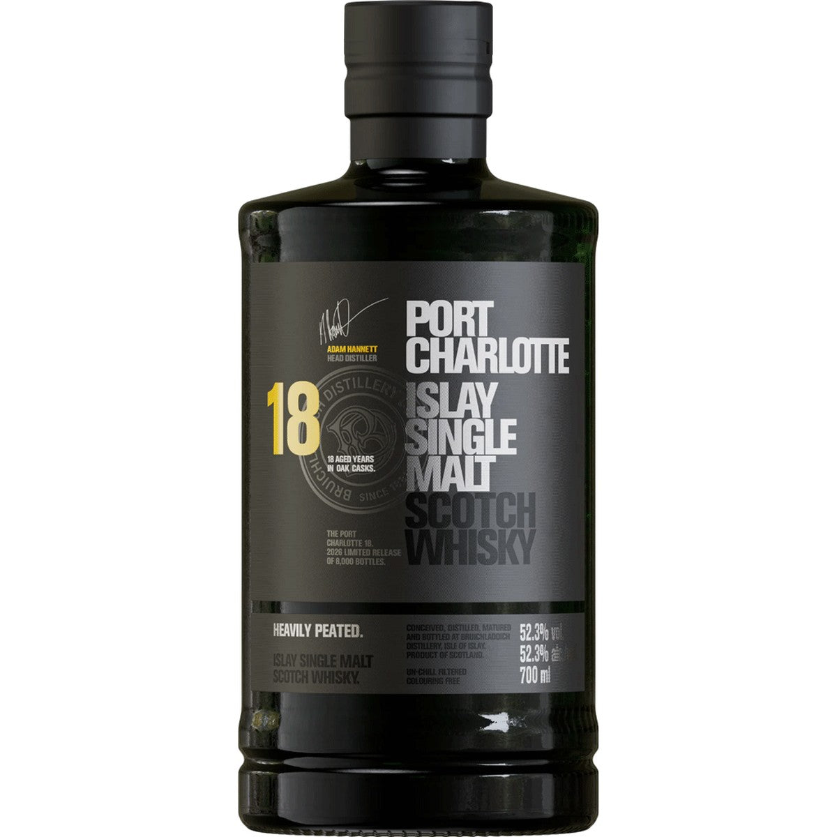 Bruichladdich Distillery Islay Port Charlotte Islay Single Malt 18 year 700 ml