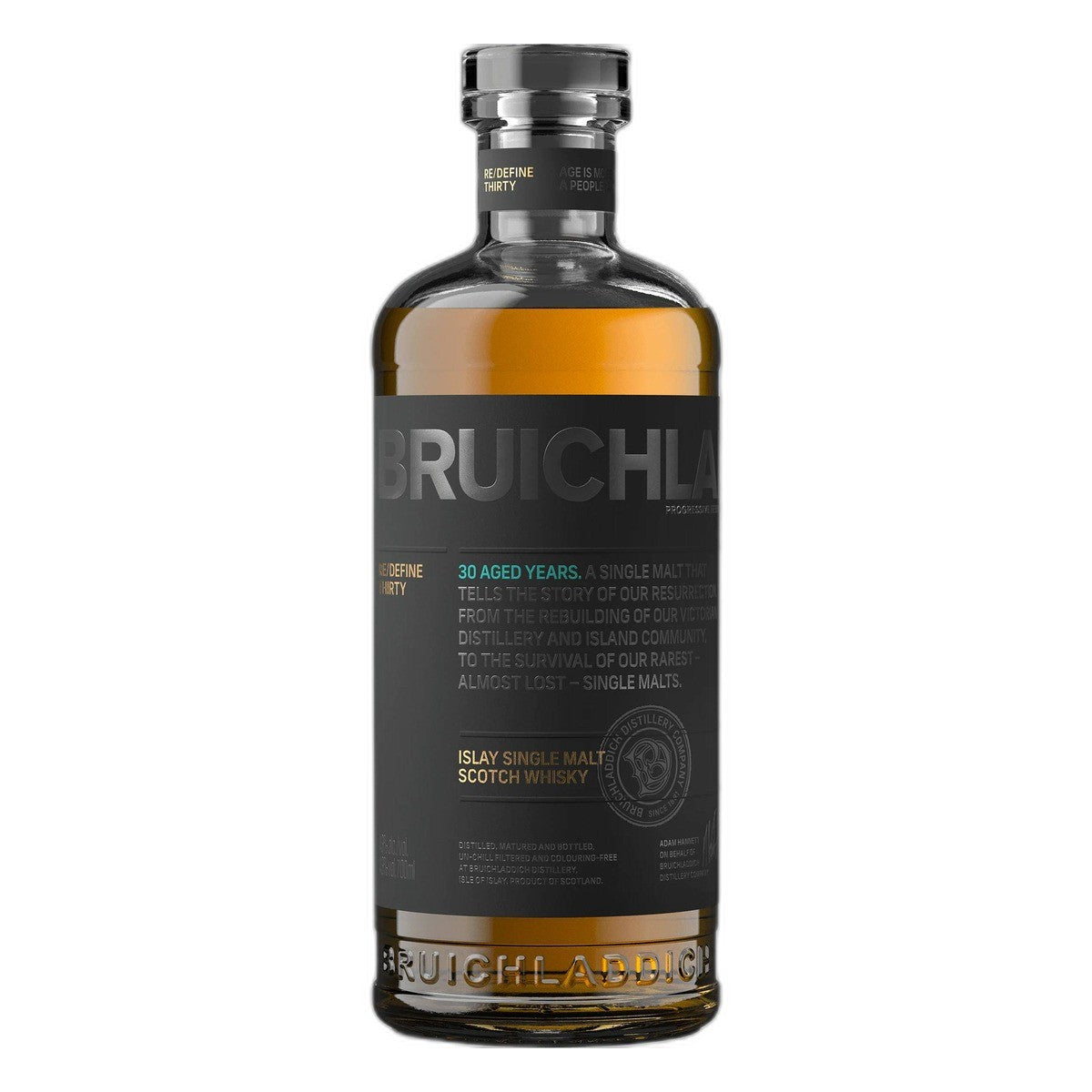 Bruichladdich Distillery Islay RE/ Define Single Malt Scotch 30 year 750 ml