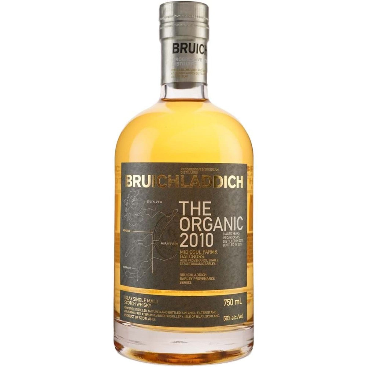Bruichladdich The Organic 2010 Unpeated Single Malt Scotch 750 ml