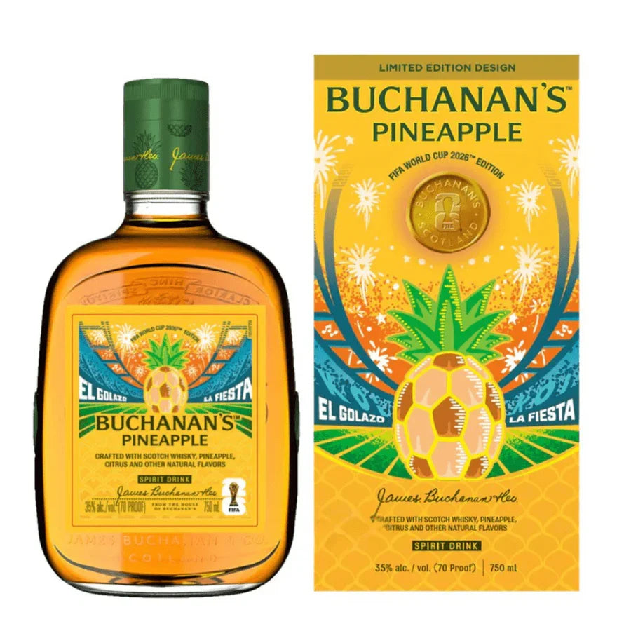 Buchanan's FIFA World Cup 2026 Bundle - DeLuxe 12 & Pineapple 2 x 750 ml product image 3