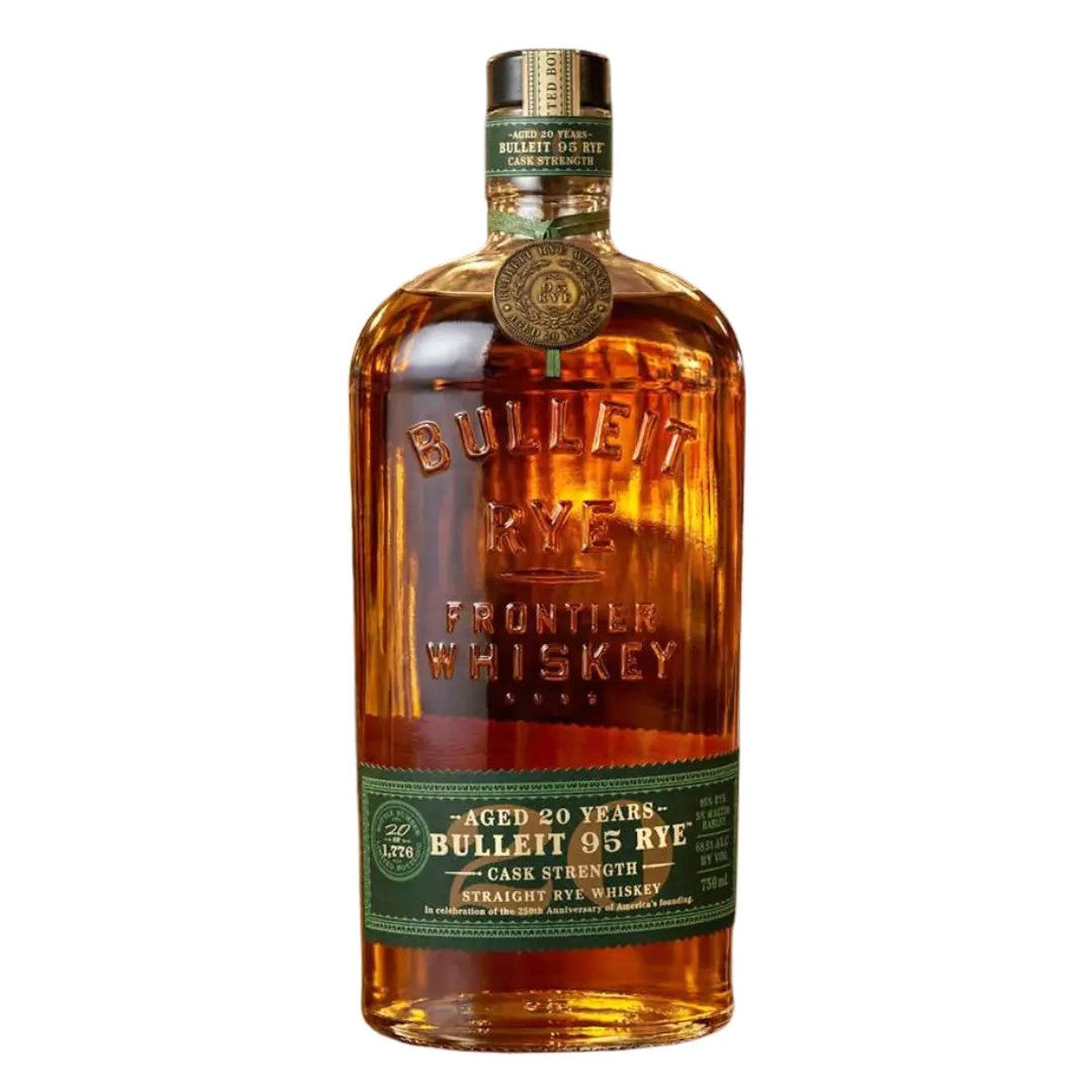 Bulleit Rye Aged 20 Years Cask Strength Straight Rye Whiskey 750 ml product image 2