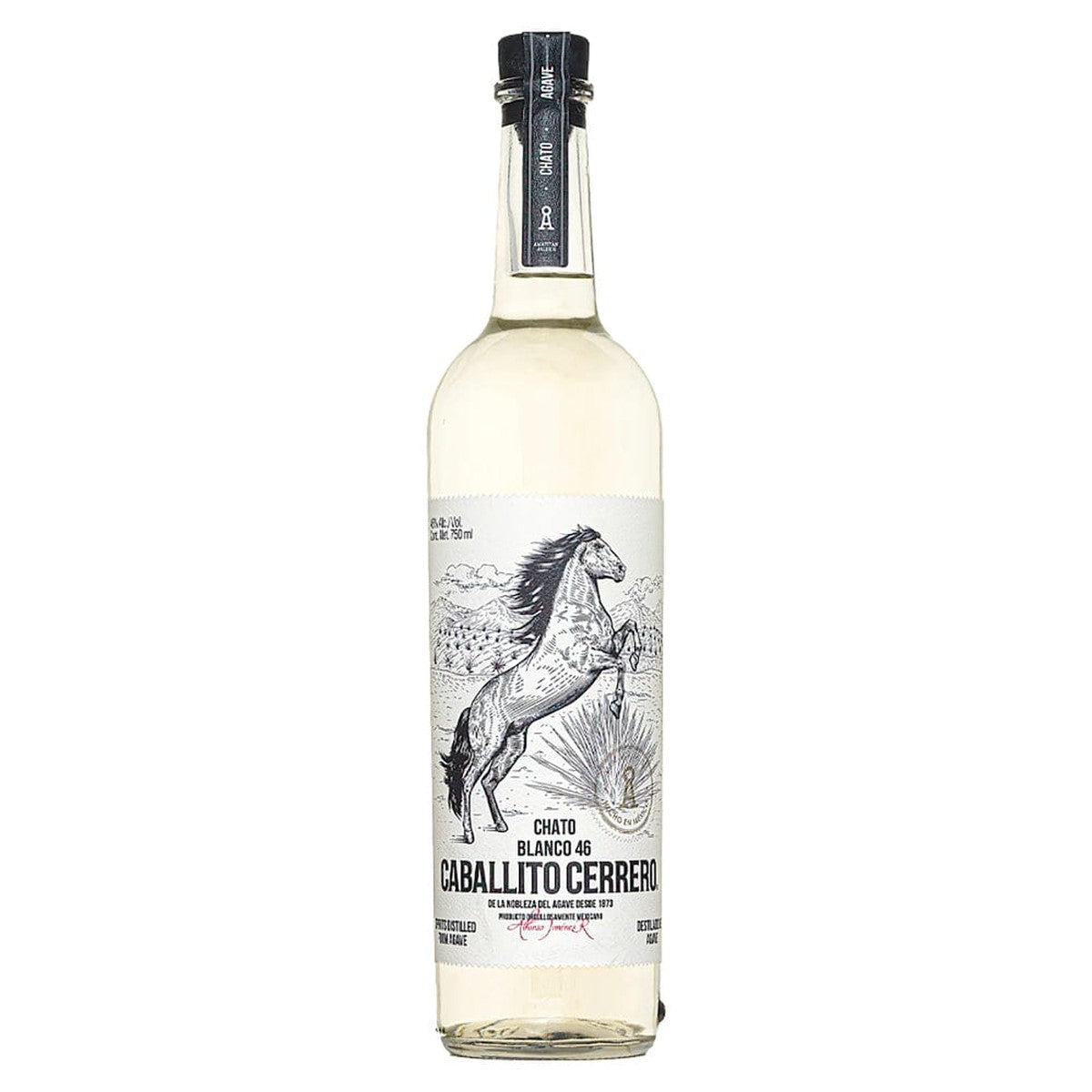 Caballito Cerrero Chato Blanco 46 750ml