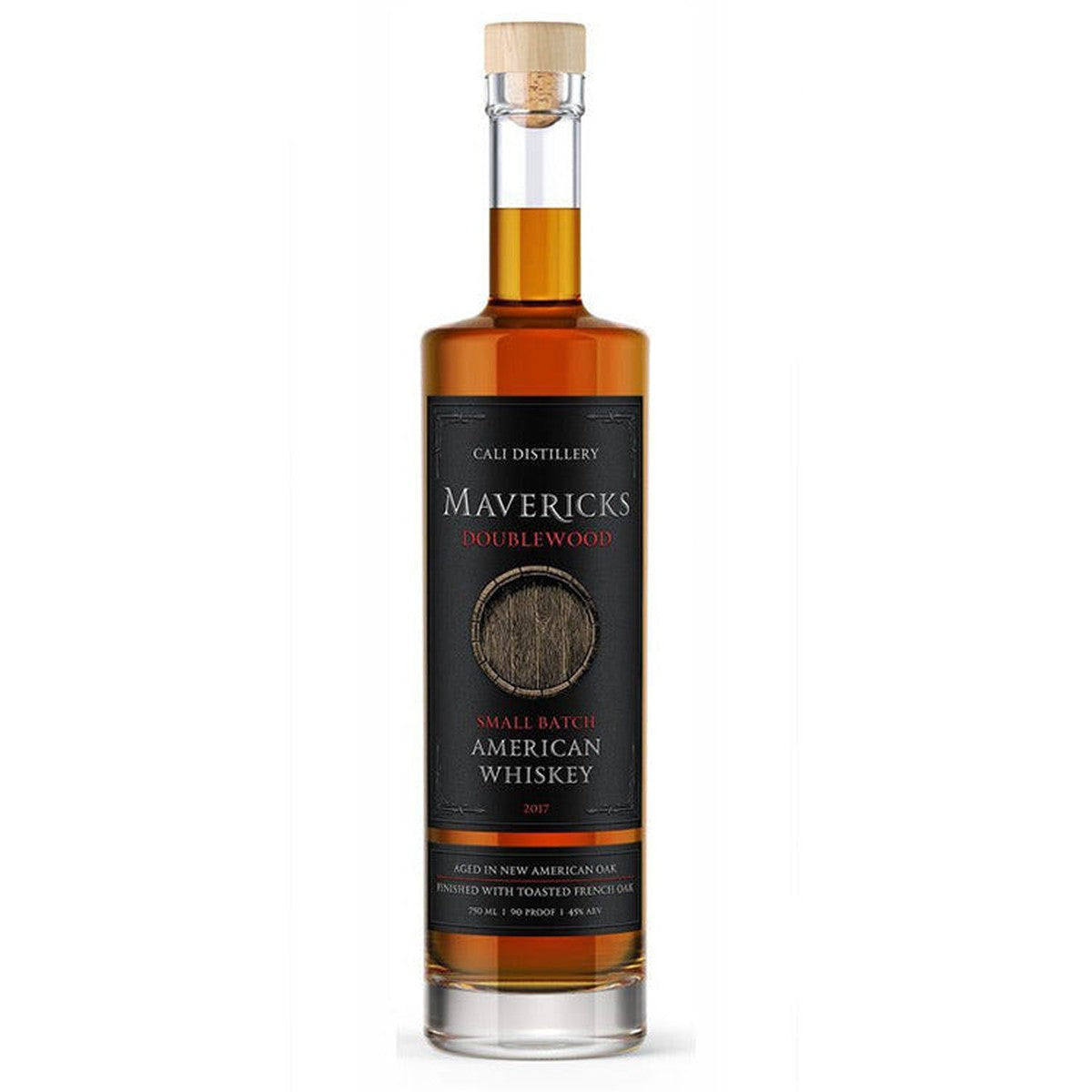 Cali Distillery Mavericks Double Wood Small Batch American Whiskey 750 ml