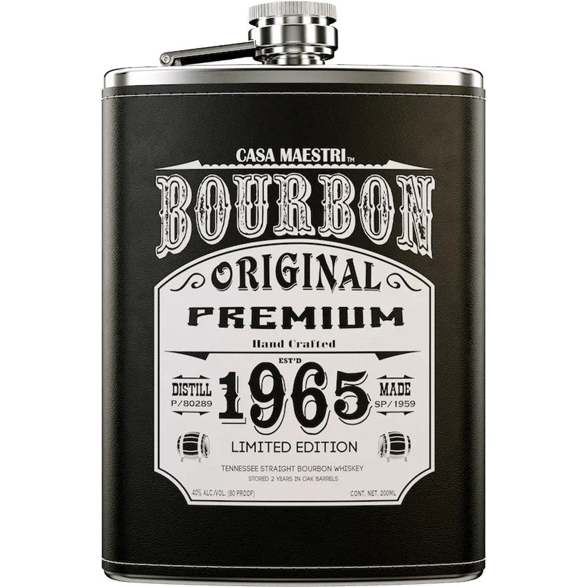 Casa Maestri Bourbon Flask 200 ml